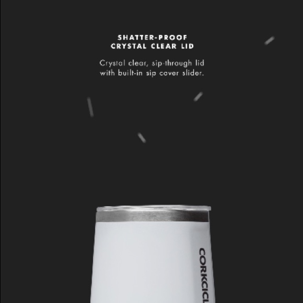 NEW Corkcicle Wine Tumbler with Silicone Straw - Picture 8 of 13